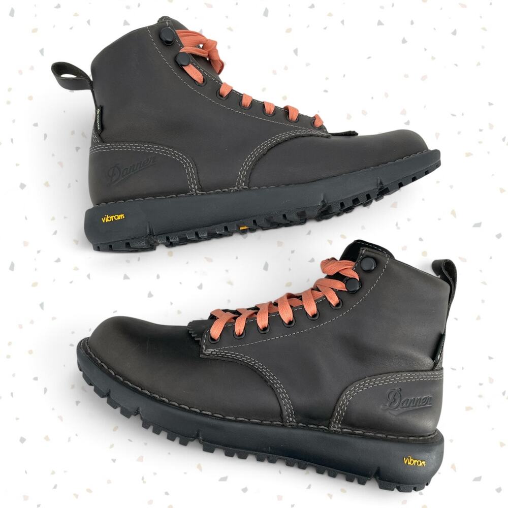 Danner Logger 917 GTX Lace Up Leather Ankle Boot Hiking Gorpcore Charcoal Size 7